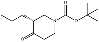 1-BOC-3-PROPYL-PIPERIDIN-4-ONE 구조식 이미지