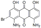1,8-diaminobromo-4,5-dihydroxyanthraquinone Structure