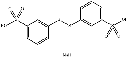 disodium 3,3'-dithiobis(benzenesulphonate) Structure