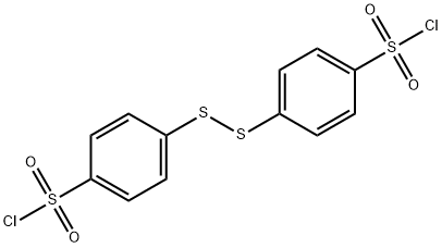 BIS(4-클로로설포닐페닐)디설파이드 구조식 이미지