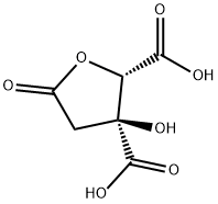 HYDROXYCITRIC ACID LACTONE, (-)-(P) 구조식 이미지