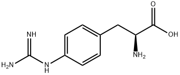 4-구아니디노페닐알라닌 구조식 이미지