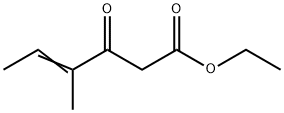 4-Hexenoic acid, 4-methyl-3-oxo-, ethyl ester Structure
