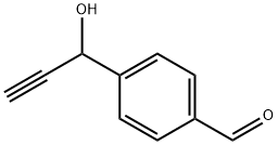 Benzaldehyde, 4-(1-hydroxy-2-propynyl)- (9CI) Structure