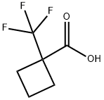 1 - (трифторметил)-1-циклобутанкарбоновой кислоты структурированное изображение