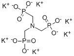 Aminotrimethylenephosphonic acid potassium salt Structure