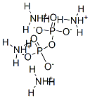 Diphosphoric acid trihydrogen ammonium salt Structure