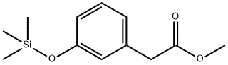 m-(Trimethylsiloxy)benzeneacetic acid methyl ester Structure