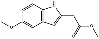 Methyl-5-methoxyindole-2-acetate Structure