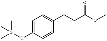 p-[(Trimethylsilyl)oxy]hydrocinnamic acid methyl ester Structure