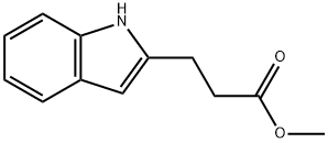 1H-Indole-2-propionic acid methyl ester Structure