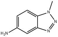 5-아미노-1-메틸-1H-벤조트리아졸 구조식 이미지
