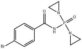 N-[Bis(1-aziridinyl)phosphinyl]-p-bromobenzamide Structure