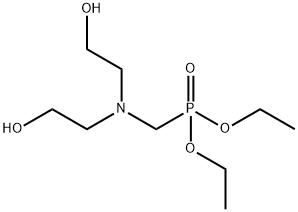 Diethyl bis(2-hydroxyethyl)aminomethylphosphonate Structure