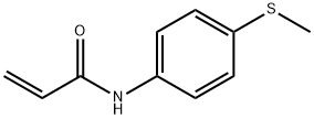 N-[4-(methylthio)phenyl]acrylamide Structure