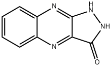 3H-Pyrazolo[3,4-b]quinoxalin-3-one,1,2-dihydro-(9CI) 구조식 이미지