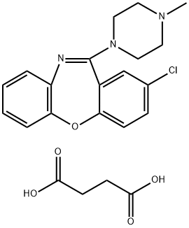 Loxapine succinate salt Structure