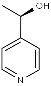 (R)-(+)-1-(4-PYRIDYL)ETHANOL 구조식 이미지