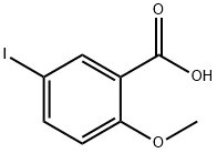 5-IODO-2-METHOXYBENZOIC ACID 구조식 이미지