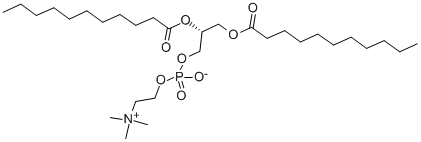 1,2-DIUNDECANOYL-SN-GLYCERO-3-PHOSPHOCHOLINE Structure