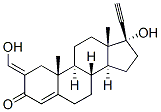 17alpha-hydroxy-2-(hydroxymethylene)pregn-4-en-20-yn-3-one 구조식 이미지