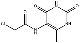2-CHLORO-N-(6-METHYL-2,4-DIOXO-1,2,3,4-TETRAHYDRO-PYRIMIDIN-5-YL)-ACETAMIDE 구조식 이미지