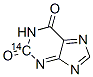 XANTHINE-2-14C Structure