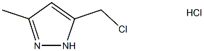 5-(Chloromethyl)-3-methyl-1H-pyrazolehydrochloride 구조식 이미지