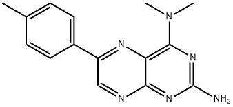 N4,N4-Dimethyl-6-(4-methylphenyl)-2,4-pteridinediamine hydrochloride Structure