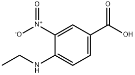 4-에틸아미노-3-나이트로벤조익애씨드 구조식 이미지