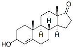 3-하이드록시-4-안드로스텐-17-온 구조식 이미지