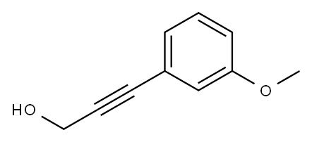 3-METHOXYPHENYLPROPARGYL ALCOHOL Structure