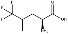 5,5,5-TRIFLUORO-DL-LEUCINE Structure