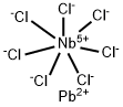 Niobate(2-), heptachloro-, lead(2+) Structure