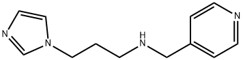 3-(1H-imidazol-1-yl)-N-(4-pyridinylmethyl)-1-propanamine Structure