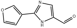 1H-Imidazole-4-carboxaldehyde,  2-(3-furanyl)-  (9CI) 구조식 이미지