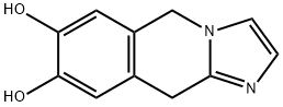 이미다조[1,2-b]이소퀴놀린-7,8-디올,5,10-디하이드로-(9CI) 구조식 이미지