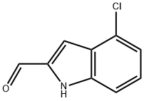 4-CHLORO-1H-INDOLE-2-CARBALDEHYDE Structure