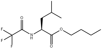 N-(트리플루오로아세틸)-L-류신부틸에스테르 구조식 이미지