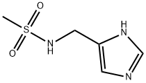 Methanesulfonamide,  N-(1H-imidazol-4-ylmethyl)-  (9CI) Structure