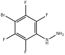 4-BROMOTETRAFLUOROPHENYLHYDRAZINE 구조식 이미지