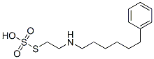 Thiosulfuric acid hydrogen S-[2-[(6-phenylhexyl)amino]ethyl] ester Structure