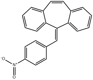 5-(4-Nitrobenzylidene)-5H-dibenzo[a,d]cycloheptene Structure