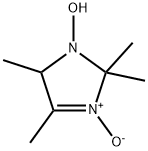 1-Hydroxy-2,2,5,5-tetramethyl-3-imidazoline-3-oxide. Structure