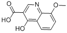 4-HYDROXY-8-METHOXYQUINOLINE-3-CARBOXYLIC ACID 구조식 이미지