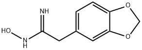 1,3-BENZODIOXOLE-5-ETHANIMIDAMIDE, N-HYDROXY- Structure