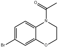 1-(7-bromo-2H-benzo[b][1,4]oxazin-4(3H)-yl)ethanone 구조식 이미지