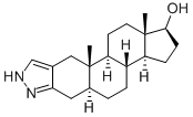 17b-Hydroxy-5a-androstano[3,2-c]pyrazole Structure