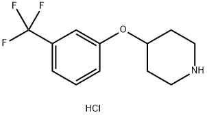 4-(3-TRIFLUOROMETHYL-PHENOXY)-PIPERIDINE HYDROCHLORIDE Structure