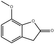2(3H)-Benzofuranone,  7-methoxy- Structure